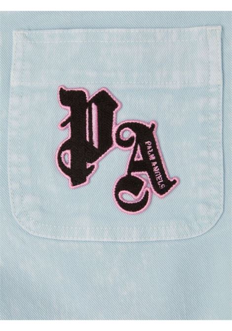 Jeans bambina in cotone denim PALM ANGELS | PGCF004S25FAB/DELDENIM